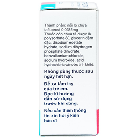 Thuốc nhỏ mắt Taflotan Ophthalmic hỗ trợ điều trị tăng nhãn áp (2.5ml)