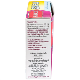 Thuốc Hapacol 325 Flu DHG giúp giảm cảm, sổ mũi (24 gói)
