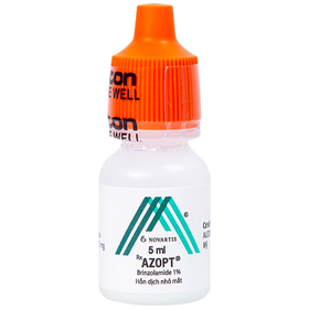 Thuốc nhỏ mắt Azopt Alcon điều trị tăng nhãn áp, glôcôm góc mở (5ml)