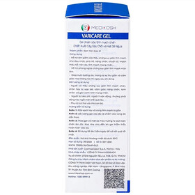 Gel Medicosh Varicare hỗ trợ giảm các triệu chứng suy giãn tĩnh mạch chân (50ml)
