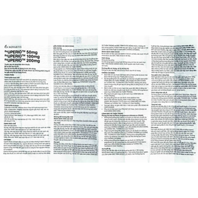 Thuốc Uperio 100mg Novartis điều trị suy tim (2 vỉ x 14 viên)