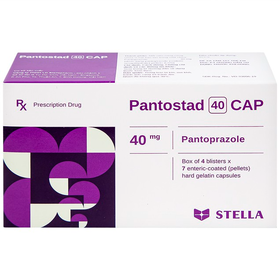 Thuốc Pantostad 40mg Stada điều trị trào ngược dạ dày thực quản (28 viên)