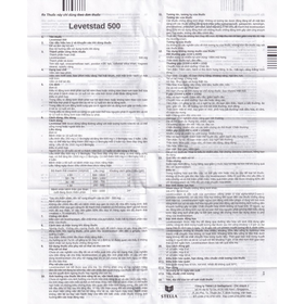 Thuốc Levetstad 500mg Stada điều trị động kinh cục bộ (30 viên)