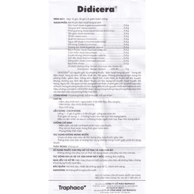 Thuốc Didicera Traphaco hỗ trợ trừ phong thấp, bổ khí huyết, bổ can thận (10 gói x 5g)