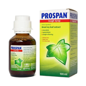 Siro ho Prospan giúp giảm ho, hỗ trợ điều trị viêm phế quản (100ml)