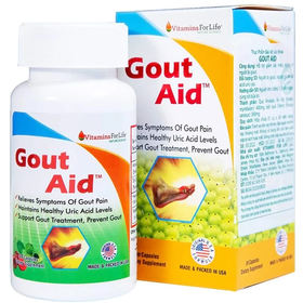 Thực phẩm bảo vệ sức khỏe Gout Aid (30 viên)