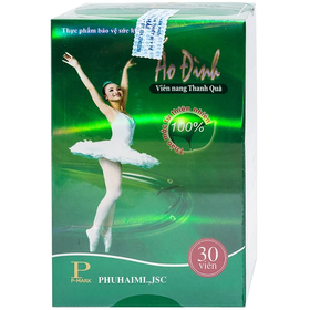 Thực phẩm bảo vệ sức khoẻ viên nang Thanh Quả Áo Đình (30 viên)