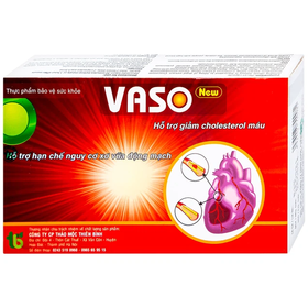 Thực phẩm bảo vệ sức khỏe Vaso New (30 viên)