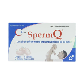 Thực phẩm bảo vệ sức khỏe SpermQ (6 vỉ x 10 viên)