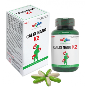 Thực phẩm bảo vệ sức khỏe Calci Nano K2 (120 viên)