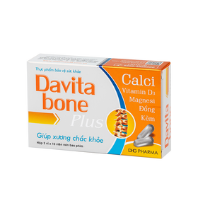 Thực phẩm bảo vệ sức khỏe Davita Bone Plus (30 viên)