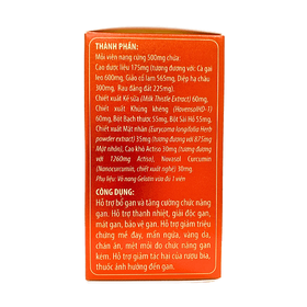 Thực phẩm bảo vệ sức khỏe Bổ Gan Tâm Bình (60 viên)