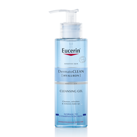 Combo Tinh Chất Cấp Ẩm Eucerin Hyaluron [3X]+ Filler Moisture Booster cấp ẩm ngăn ngừa lão hóa (30ml) + Gel Rửa Mặt Dermato (200ml)