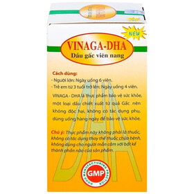 Thực phẩm bảo vệ sức khỏe Dầu Gấc Viên Nang Vinaga DHA (100 viên)