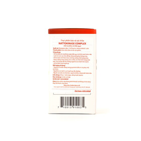 Thực phẩm bảo vệ sức khoẻ viên nang Nattokinase Complex (30 Viên)
