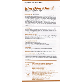 Thực phẩm bảo vệ sức khỏe Kim Đởm Khang (30 Viên)