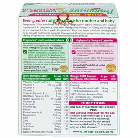 Thực phẩm bảo vệ sức khỏe Pregnacare Plus Omega-3 (56 viên)