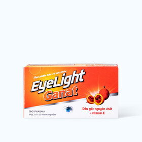 Thực phẩm bảo vệ sức khỏe viên nang mền Eyelight Ganat (30 Viên)