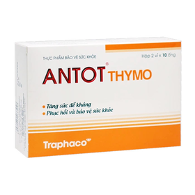 Thực phẩm bảo vệ sức khỏe Antot Thymo (20 ống x 10ml)