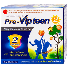 Thực phẩm bảo vệ sức khỏe Pre-Vipteen 2 (20 gói x 2g)