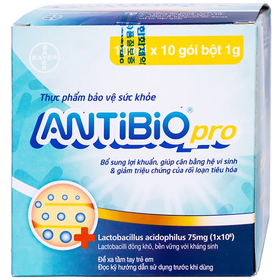 Thực phẩm bảo vệ sức khỏe Antibio Pro (100 gói x 1g)
