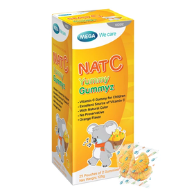 Thực phẩm bảo vệ sức khỏe Nat C Yummy Gummyz (25 túi)