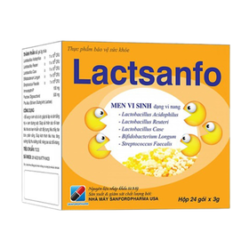 Thực phẩm bảo vệ sức khỏe Lacsanfo (24 gói x 3g)