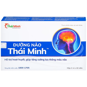Thực phẩm bảo vệ sức khỏe Dưỡng Não Thái Minh (20 viên)