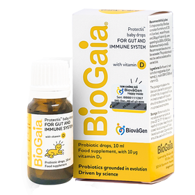 Thực phẩm bảo vệ sức khỏe BioGaia Protectis Baby Drops With Vitamin D3 (10ml)