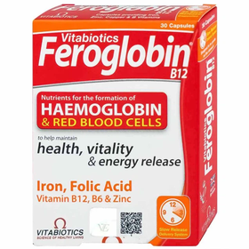 Thực phẩm bảo vệ sức khỏe Feroglobin B12 Capsules (30 viên)