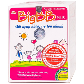 Thực phẩm bảo vệ sức khỏe BigBB Plus (16 gói x 3g)