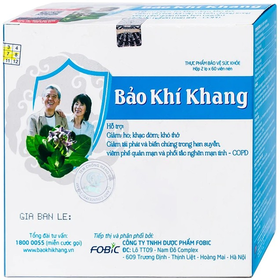 Thực phẩm bảo vệ sức khỏe Bảo Khí Khang (120 viên)