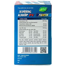 Thực phẩm bảo vệ sức khỏe Xương Khớp PV (60 viên)