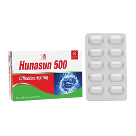 Thực phẩm bảo vệ sức khỏe Hunasun 500 Fort (30 viên)
