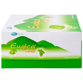 Kẹo ngậm thảo dược Eugica Candy giảm ho, đau rát họng (100 viên)