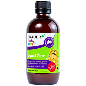 Thực phẩm bảo vệ sức khoẻ Brauer Baby & Kids Liquid Zinc (200ml)