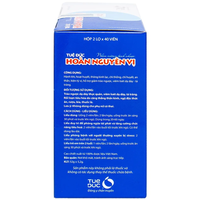 Thực phẩm bảo vệ sức khỏe Tuệ Đức Hoàn Nguyên Vị (80 viên)