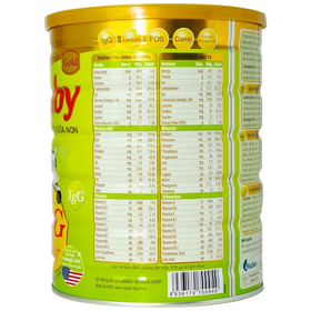 Sữa ColosBaby Gold 1+ Vitadairy hỗ trợ bổ sung kháng thể cho trẻ từ 1-2 tuổi (800g)