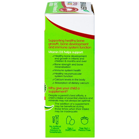 Thực phẩm bảo vệ sức khỏe Brauer Baby Kids Liquid Vitamin D 400IU (10ml)