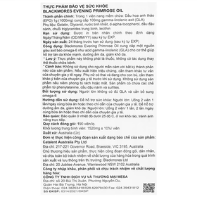 Thực phẩm bảo vệ sức khỏe Blackmores Evening Primrose Oil (190 viên)