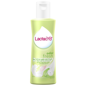 Dung dịch vệ sinh phụ nữ Lactacyd Odor Fresh giúp làm sạch vùng kín, cho ngày dài tươi mát (150ml)