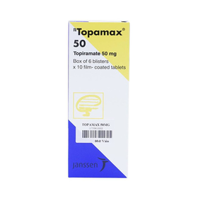 Thuốc Topamax 50mg điều trị động kinh, ngừa đau nửa đầu (60 viên)
