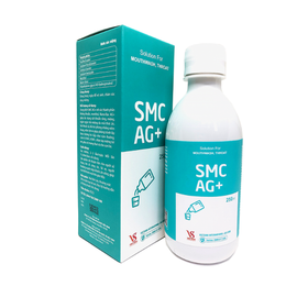 Nước súc miệng SMC AG+ kháng khuẩn,chống viêm họng, giảm hôi miệng (250ml)