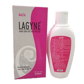 Dung dịch vệ sinh Lagyne, giúp làm sạch vùng kín, duy trì độ pH tự nhiên, giúp dưỡng da mềm mại (210ml)