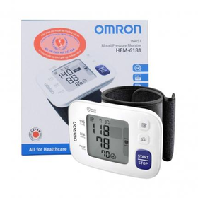 Máy đo huyết áp cổ tay tự động Omron HEM-6161 cho kết quả chính xác, đơn giản, dễ sử dụng