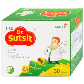 Thực phẩm bảo vệ sức khỏe siro Dr.Sutsit (30 gói x 5ml)
