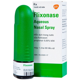 Xịt mũi Flixonase 0.05% điều trị viêm mũi dị ứng (60 liều)