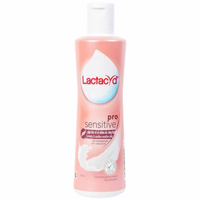 Dung dịch vệ sinh phụ nữ Lactacyd Pro Sensitive kháng khuẩn, giảm ngứa (250ml)