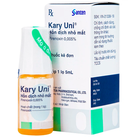Thuốc nhỏ mắt Kary Uni Santen điều trị đục thủy tinh thể (5ml)