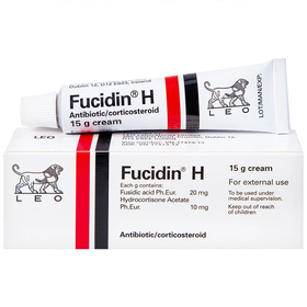Thuốc bôi Fucidin H trị viêm da, nhiễm khuẩn da (15g)